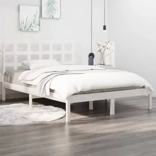 Lumarko Rama łóżka, biała, lite drewno, 140x200 cm - Łóżka Lumarko Rama łóżka, biała, lite drewno, 140x200 cm - Łóżka - miniaturka - grafika 1