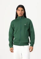 Bluzy męskie - Bluza Lacoste SH9622 Zip Regular Fit zielona - L - miniaturka - grafika 1