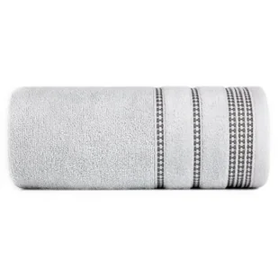 Eurofirany B.B. CHOCZYŃSCY SPÓŁKA JAWNA Ręcznik 50 x 90 Amanda 03 500GSM Srebrny 1227057 - Ręczniki - miniaturka - grafika 1
