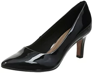 Clarks Damskie czółenka Illeana Tulip, czarny - Pat Negro - 37 eu - Czółenka - miniaturka - grafika 1