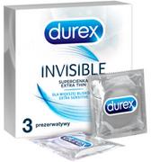 Prezerwatywy - Prezerwatywy Durex Invisible supercienkie Wariant/Rozmiar: 1 op, 3 szt|| - miniaturka - grafika 1