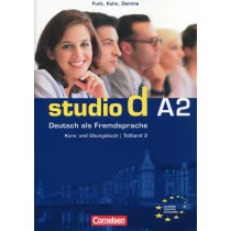 studio d A2 Kurs und Ubungsbuch + CD Podręcznik z ćwiczeniami - Cornelsen - Książki do nauki języka niemieckiego studio d A2 Kurs und Ubungsbuch + CD Podręcznik z ćwiczeniami - Cornelsen - Książki do nauki języka niemieckiego - miniaturka - grafika 1