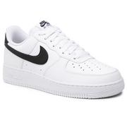 Półbuty męskie - Buty Nike Air Force 1 '07 CT2302 100 White/Black - miniaturka - grafika 1