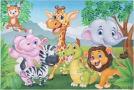 Dywany dla dzieci - Dywan Torino Kids Jungle 160 x 230 cm - miniaturka - grafika 1