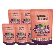 Mokra karma dla kotów - Dolina Noteci Superfood cielęcina z homarem i krewetkami saszetka 10x85g 42322-uniw - miniaturka - grafika 1