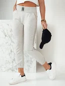 Spodnie damskie - Spodnie damskie dresowe KAROT szare Dstreet UY1810-L/XL - miniaturka - grafika 1