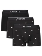 Majtki męskie - Lacoste Komplet 3 par bokserek 5H1299 Czarny - miniaturka - grafika 1