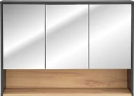 Szafki łazienkowe - Elior Wisząca szafka łazienkowa z lustrem - Ketris 4X 120 cm - miniaturka - grafika 1