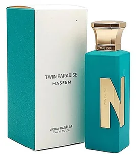 Naseem Twin Paradise Aqua, Woda Perfumowana, 75ml - Wody i perfumy męskie - miniaturka - grafika 1