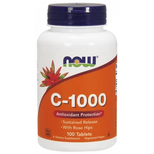 Now Foods NOW C-1000 Sustained Release 100tabs - Witaminy i minerały - miniaturka - grafika 1