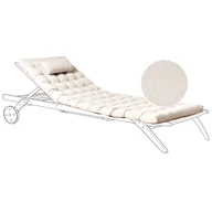 Poduszki ogrodowe - Blmeble Poduszka na leżak ogrodowy CESANA PREMIUM Jasnobeżowy B624680 - miniaturka - grafika 1