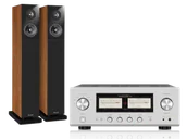 Zestawy stereo - Luxman L-505Z (srebrny) + Classic 25 (orzech) - miniaturka - grafika 1