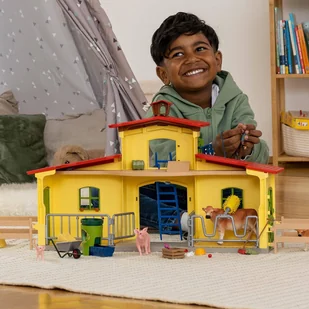 Schleich Farm World Duża farma ze zwierzętami i akcesoriami 42605 - Figurki dla dzieci - miniaturka - grafika 8