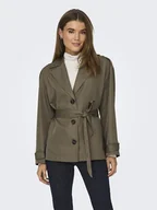 Płaszcze damskie - ONLY Trencz w kolorze khaki - miniaturka - grafika 1