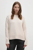 Swetry damskie - Calvin Klein sweter damski kolor szary ciepły K20K207438 - miniaturka - grafika 1