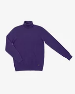 Swetry męskie - Gianni Lupo GL33500-F22 sweter męski, fioletowy, XXL, fioletowy, S-4XL - miniaturka - grafika 1