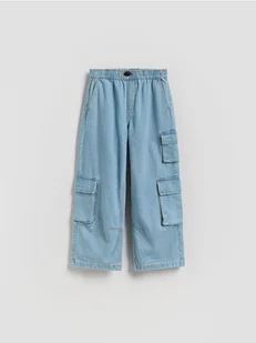 Reserved - Jeansy straight fit - niebieski - Spodnie i spodenki dla chłopców - miniaturka - grafika 1