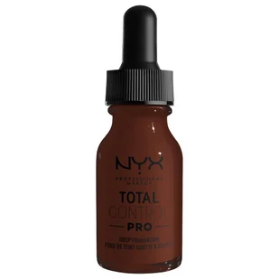 NYX Professional Makeup Professional Makeup - TOTAL CONTROL PRO - DROP FOUNDATION - Podkład do twarzy w kropelkach - 13 ml - 25 - EBONY NYXTKML-13ML-04 - Podkłady do twarzy - miniaturka - grafika 1
