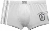 Majtki męskie - ATLANTIC SZORTY MĘSKIE BOKSERKI MH801 JASNO-SZARE XXL - miniaturka - grafika 1