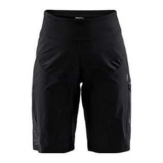 Spodnie damskie - Craft Damskie spodnie rowerowe Hale Xt Shorts W czarny czarny S - grafika 1