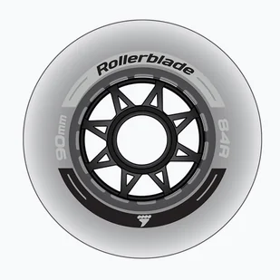 Kółka do rolek Rollerblade Wheels XT 90 mm/84A 8 szt. clear - Akcesoria do skatingu - miniaturka - grafika 1