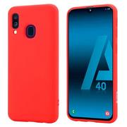 Etui i futerały do telefonów - Crong Color Cover - Etui Samsung Galaxy A40 (czerwony) - miniaturka - grafika 1