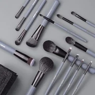 Pędzle do makijażu - Eigshow Zestaw 15 pędzli Agate Grey Jade Series - miniaturka - grafika 1