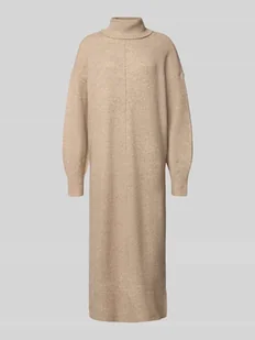 Sukienka o kroju oversized z dzianiny z dodatkiem wełny model ‘MALOU’ - Sukienki - miniaturka - grafika 1