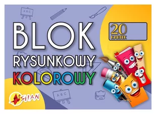 Blok Rysunkowy Kolorowy A3 - Podobrazia, bloki, papiery - miniaturka - grafika 1