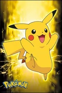 Obrazy i zdjęcia na płótnie - GB Eye Pokemon Pikachu Neon - plakat FP4716 - miniaturka - grafika 1