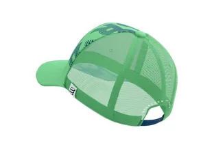 COMPRESSPORT Czapka lifestyle TRUCKER CAP summer green - Czapki i chusty sportowe męskie - miniaturka - grafika 3