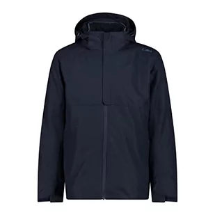 CMP - Męska kurtka zapinana na zamek błyskawiczny, odpinana wewnętrzna kurtka, męska, czarno-niebieska, 56 - Kurtki męskie - miniaturka - grafika 1