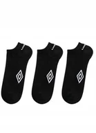 Skarpetki męskie - ZESTAW 3 PAR SKARPETEK STOPKI UMBRO 35-38 CZARNE - miniaturka - grafika 1