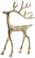 Ozdoby bożonarodzeniowe - Złoty renifer 20x31 cm figurka bożonarodzeniowa - miniaturka - grafika 1