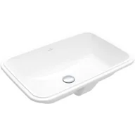 Umywalki - Villeroy & Boch Architectura umywalka 56x36 cm podblatowa prostokątna Weiss Alpin 5A776101 - miniaturka - grafika 1