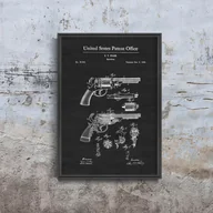 Plakaty - Plakat do pokoju Gun Patent Firearm Starr - miniaturka - grafika 1