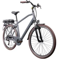 Rowery elektryczne - Rower elektryczny INDIANA Pulse M22 28 cali Tytanowo-szary - miniaturka - grafika 1