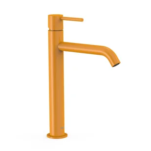 Bateria umywalkowa nablatowa Tres Study bursztynowy połysk 26230701TAM - Baterie umywalkowe - miniaturka - grafika 1