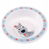 Miseczki i talerzyki dla dzieci - Canpol Babies Plastikowa Miseczka Cute Animals 4m+ - miniaturka - grafika 1