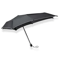 Parasole - SENZ ° mini składany parasol burzowy czarny odblaskowy, Black Reflective, ONE SIZE - miniaturka - grafika 1