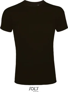 SOLS T-shirt męski Slim Fit 00580 Czarny Głęboka czerń XXL - Koszulki męskie - miniaturka - grafika 1