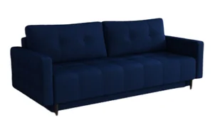 Kanapa rozkładana z funkcją spania RIS - Granatowa - Sofy i kanapy - miniaturka - grafika 1
