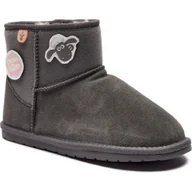 Buty dla dziewczynek - EMU Australia Skórzane śniegowce EMU Australia x Shaun The Sheep z dodatkiem wełny - miniaturka - grafika 1