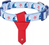 Obroże dla psów - REGULOWANA OBROŻA DLA PSA r.M BLUEBERRY PET BŁĘKIT - miniaturka - grafika 1