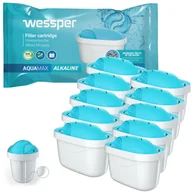 Wkłady filtrujące - 10X FILTR WODY WESSPER PH ALKALINE woda alkaliczna do dzbanków: Brita, Aquaphor, Wessper, Dafi (ZAMIENNIK) - miniaturka - grafika 1