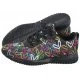 Sneakersy damskie - Sneakersy Bobs Squad Starry Love Black/Multi 117092/BKMT (SK150-b) Skechers - miniaturka - grafika 1