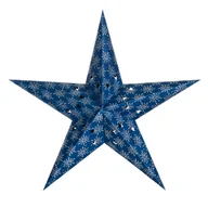 Gadżety do domu - Batek Lampion gwiazda 5 ramion granatowy - miniaturka - grafika 1