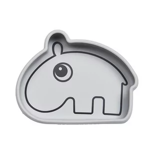 Done By Deer Miska z Przyssawką Ozzo Grey - Miseczki i talerzyki dla dzieci - miniaturka - grafika 1