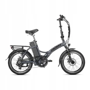 Rower Elektryczny, Jobobike, 25 Km/h, zasięg 70 Km, Szary - Rowery elektryczne - miniaturka - grafika 1