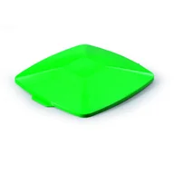 Kosze na śmieci - Pokrywa DURABLE Durabin Square zielona prostokątna 40l - miniaturka - grafika 1